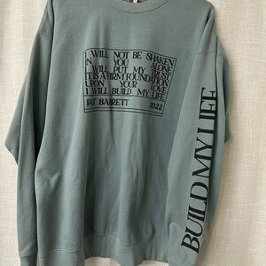 Build My Life Women's Teal Sweatshirt